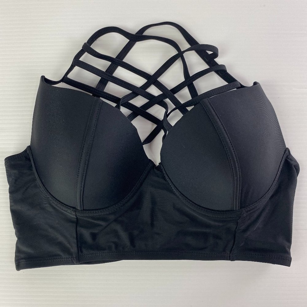 Black Bikini Top Swim Wear Baiting Suit